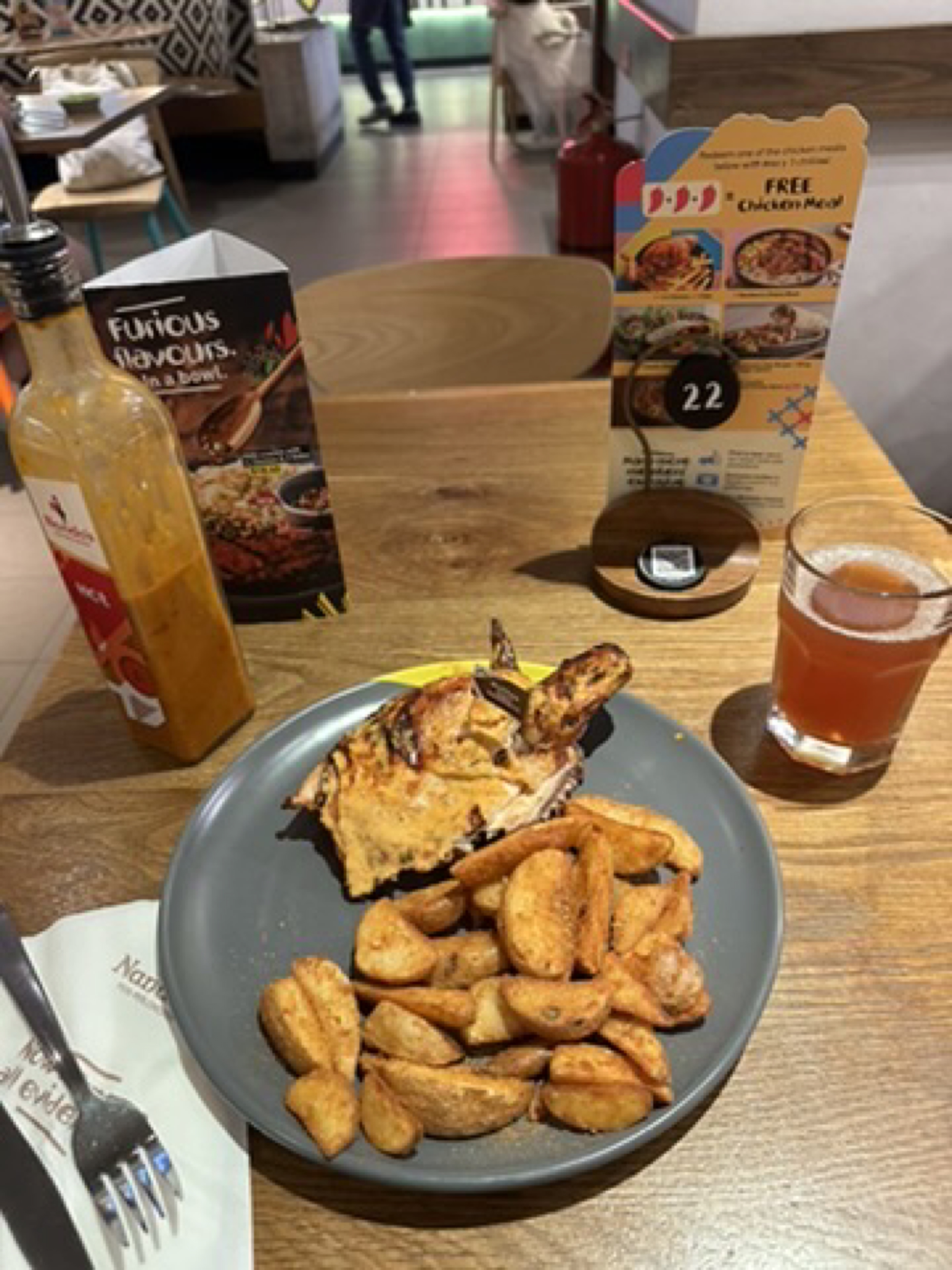 Food/drink context - Nasi Lemak Ayam Taliwang